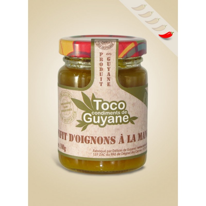 Confit d'oignons à la mangue - Toco 100g