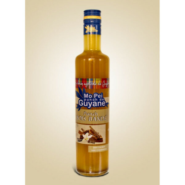 Punch bois bandé "Mo Péi" au rhum agricole 18°