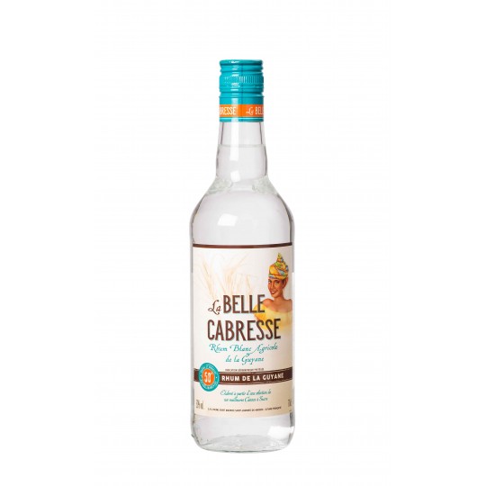 Rhum blanc agricole La Belle Cabresse 50°