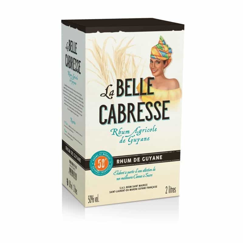 Rhum blanc agricole La Belle Cabresse 50° Cubi 2L
