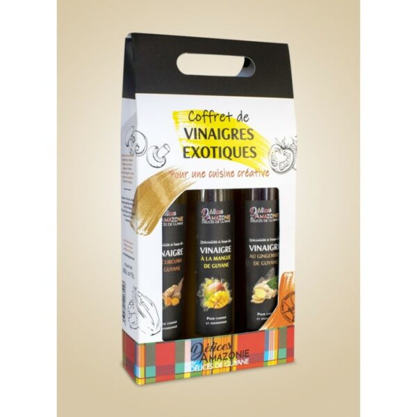 Mon coffret de 3 vinaigres exotiques