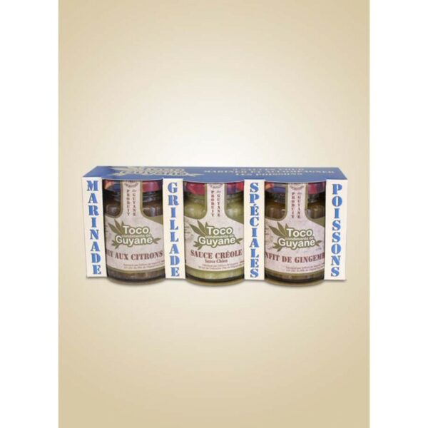 Mon coffret spécial poisson – 3 condiments