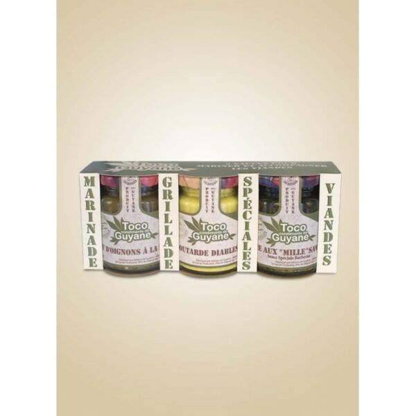 Mon coffret spécial viande – 3 condiments