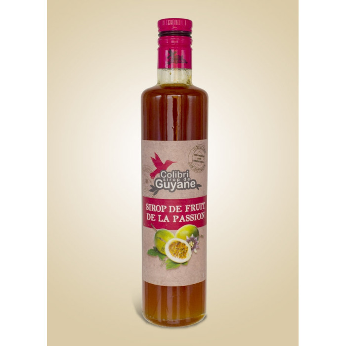 Sirop de fruit de la passion (maracuja) - 25cl