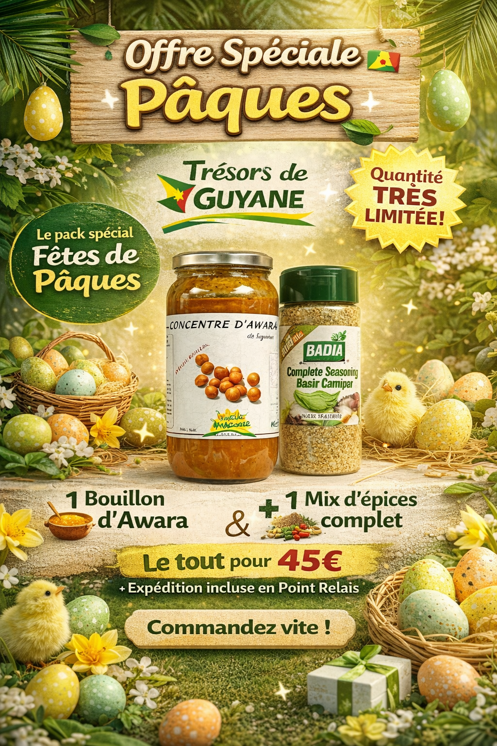 Le combo pour parfait pour Pâques